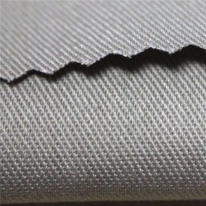 Bumbac de 350gsm ignifug de satin material textil de lucru de lucru EN11612 FR material pentru coverall